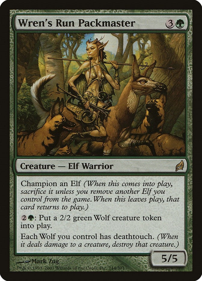 Image for Wren's Run Packmaster (244) [Lorwyn] - Magic: The Gathering
