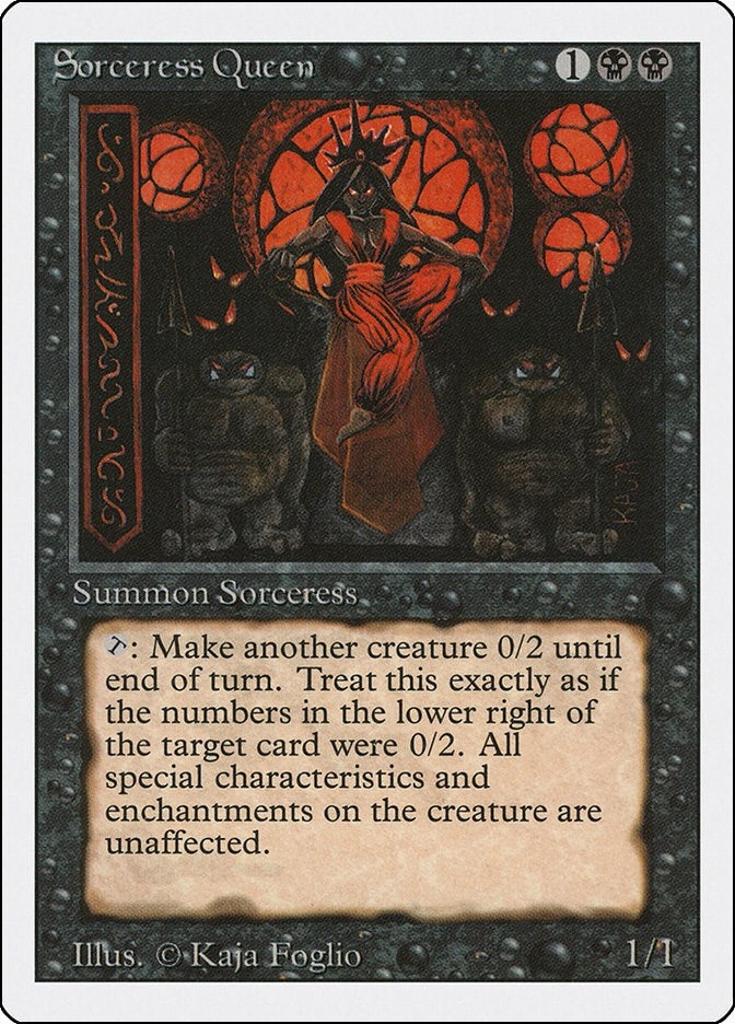 Image for Sorceress Queen [Revised Edition] - Magic: The Gathering