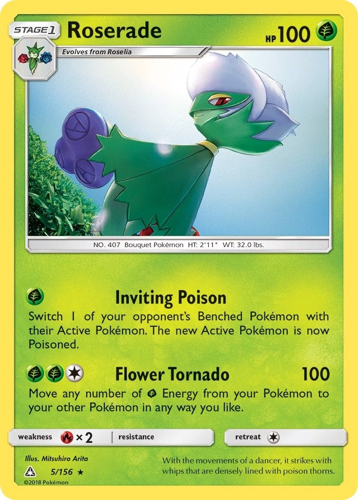 Image for Roserade (5/156) [SM - Ultra Prism] - Pokemon