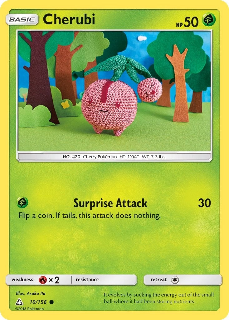 Image for Cherubi (10/156) [SM - Ultra Prism] - Pokemon