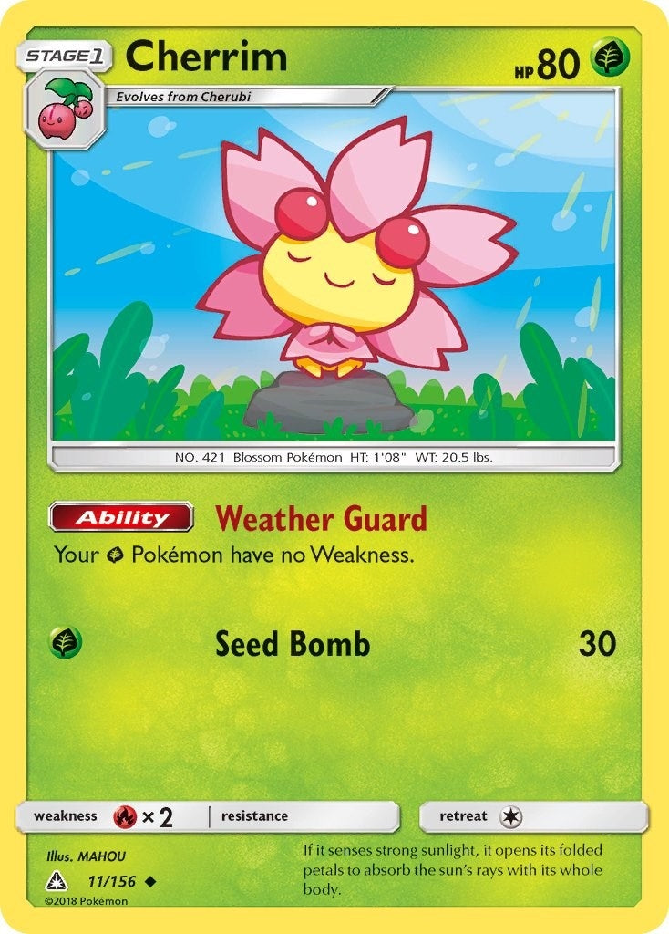Image for Cherrim (11/156) [SM - Ultra Prism] - Pokemon