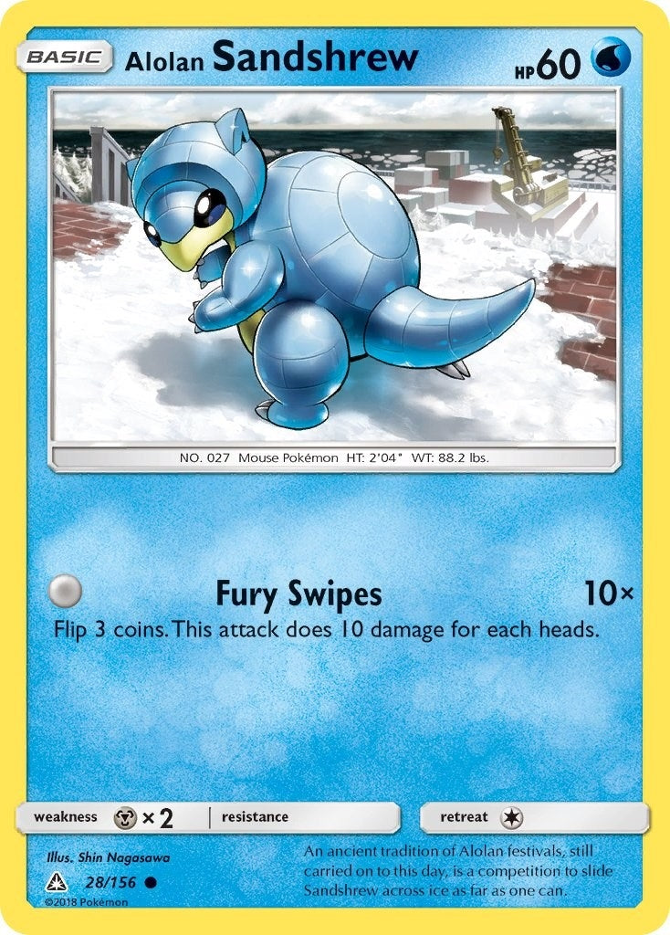 Image for Alolan Sandshrew (28/156) [SM - Ultra Prism] - Pokemon