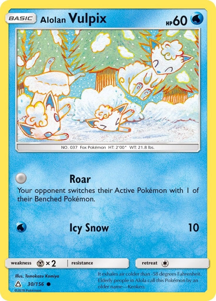 Image for Alolan Vulpix (30/156) [SM - Ultra Prism] - Pokemon