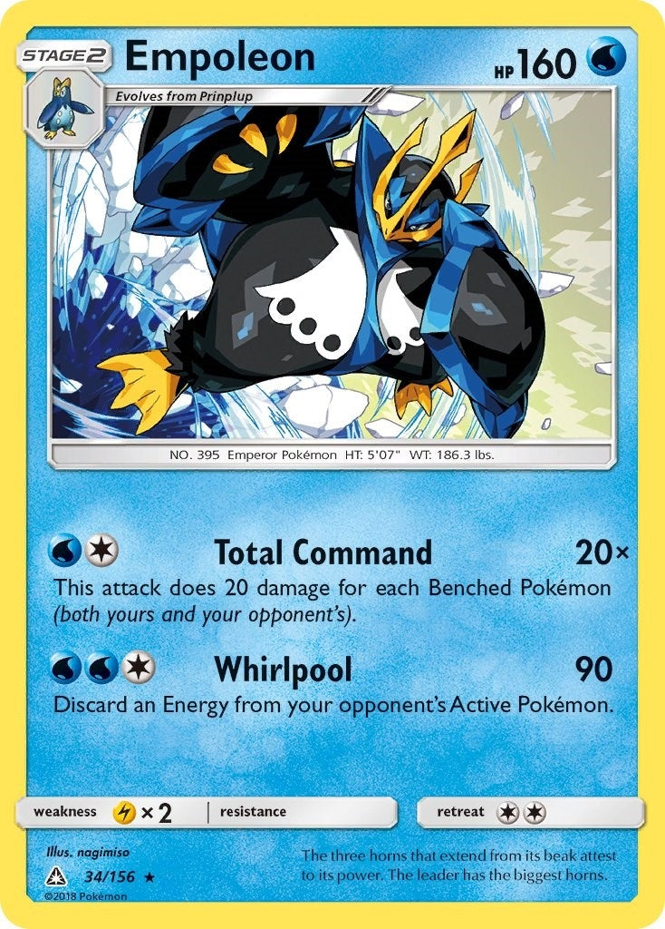 Image for Empoleon (34/156) [SM - Ultra Prism] - Pokemon