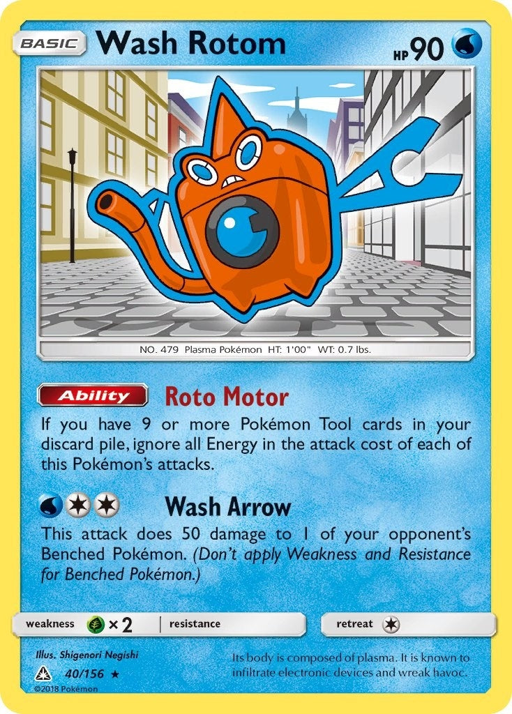 Image for Wash Rotom (40/156) [SM - Ultra Prism] - Pokemon