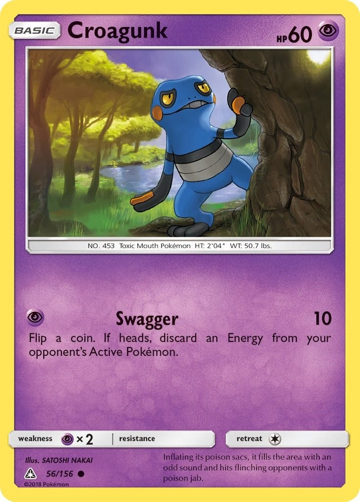 Image for Croagunk (56/156) [SM - Ultra Prism] - Pokemon