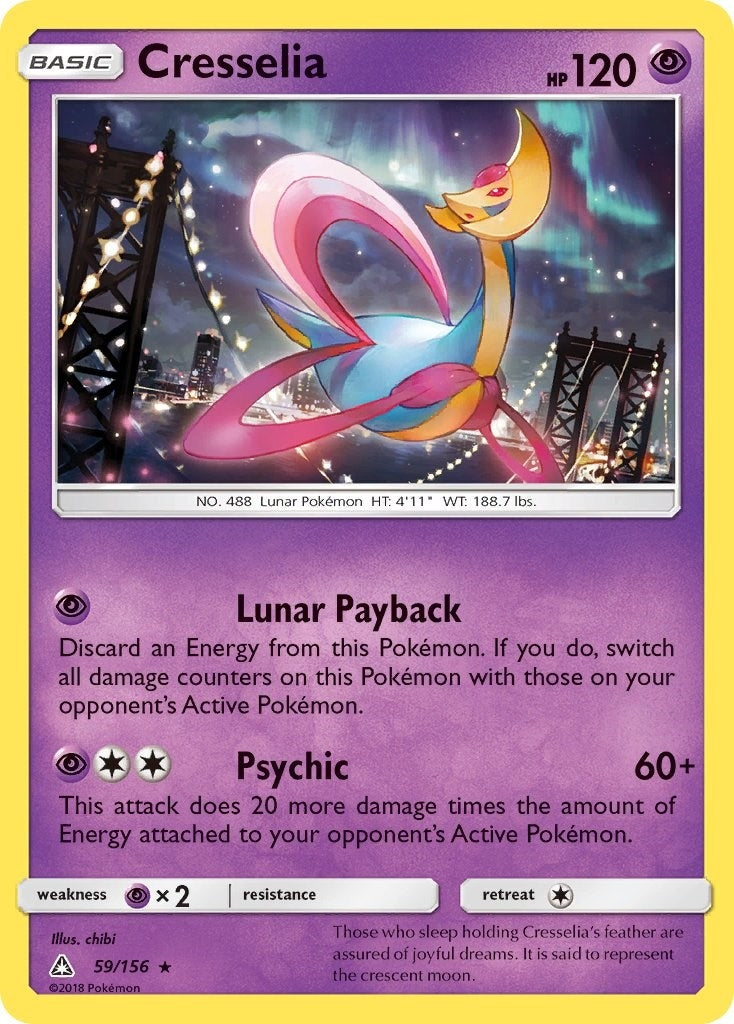 Image for Cresselia (59/156) [SM - Ultra Prism] - Pokemon