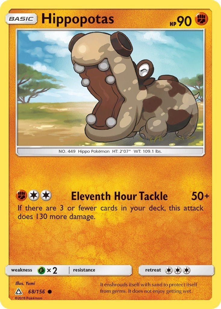 Image for Hippopotas (68/156) [SM - Ultra Prism] - Pokemon