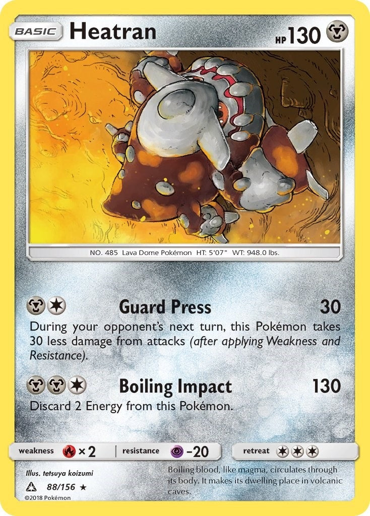 Image for Heatran (88/156) [SM - Ultra Prism] - Pokemon