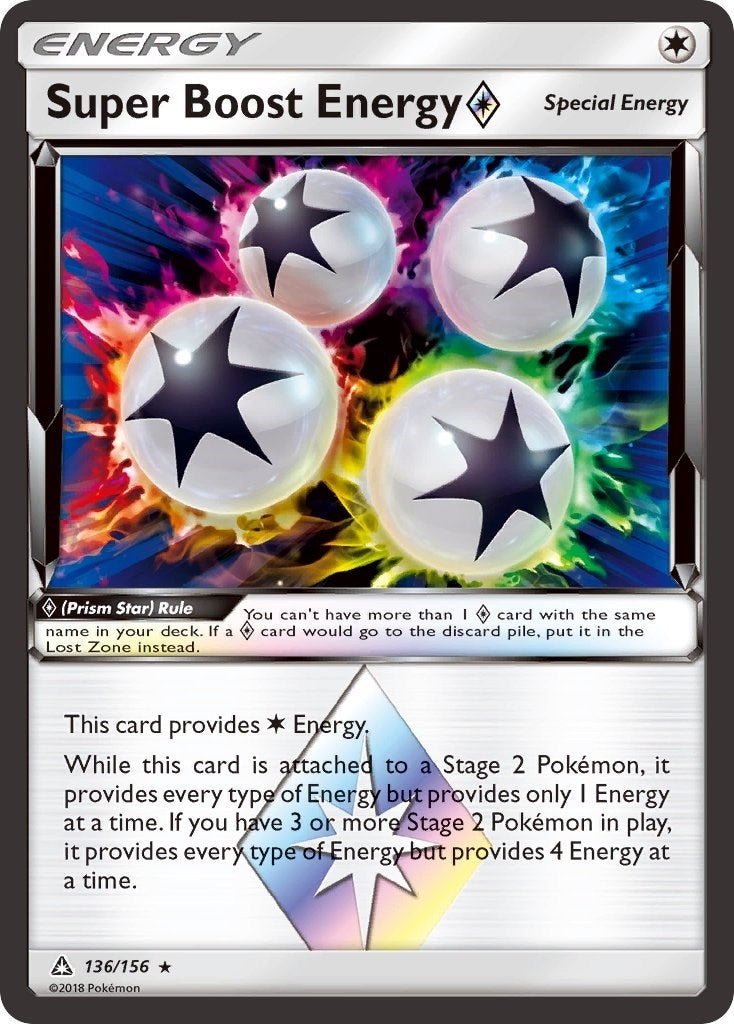 Image for Super Boost Energy Prism Star (136/156) [SM - Ultra Prism] - Pokemon
