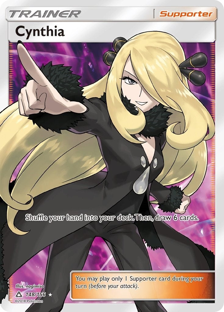 Image for Cynthia (Full Art) (148/156) [SM - Ultra Prism] - Pokemon
