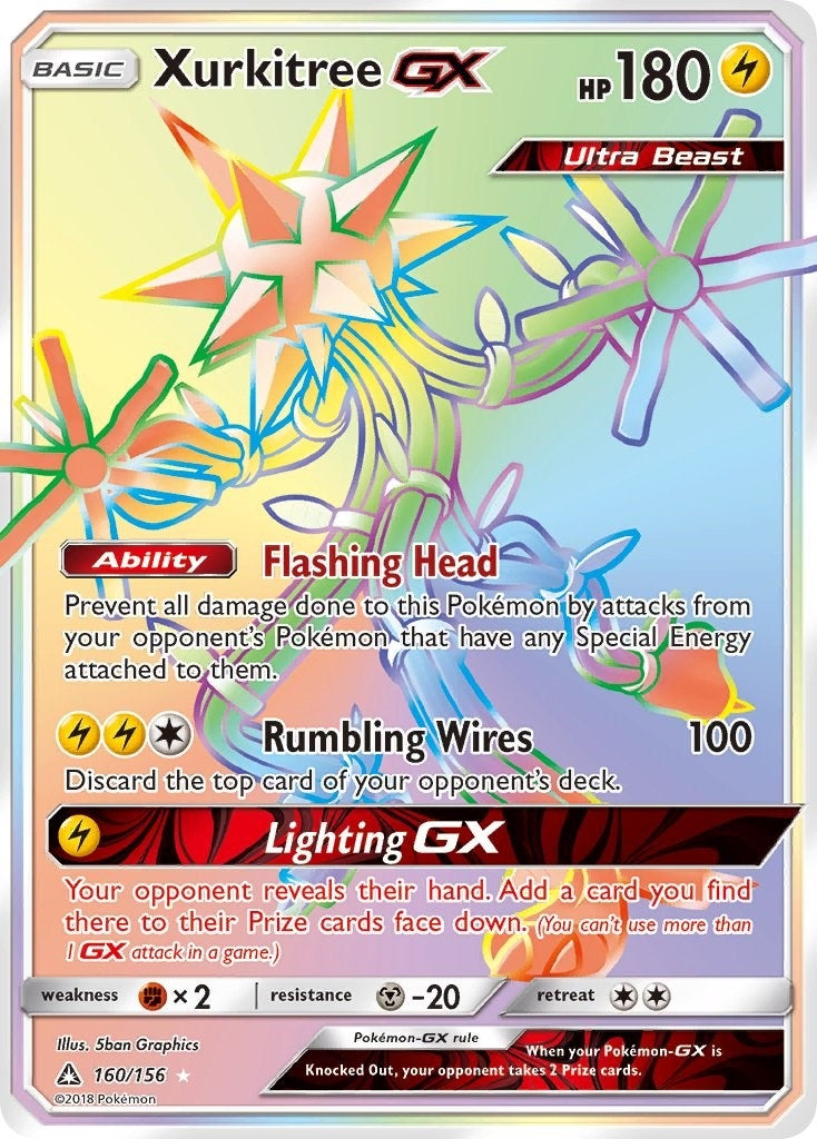 Image for Xurkitree GX (Secret Rare) (160/156) [SM - Ultra Prism] - Pokemon
