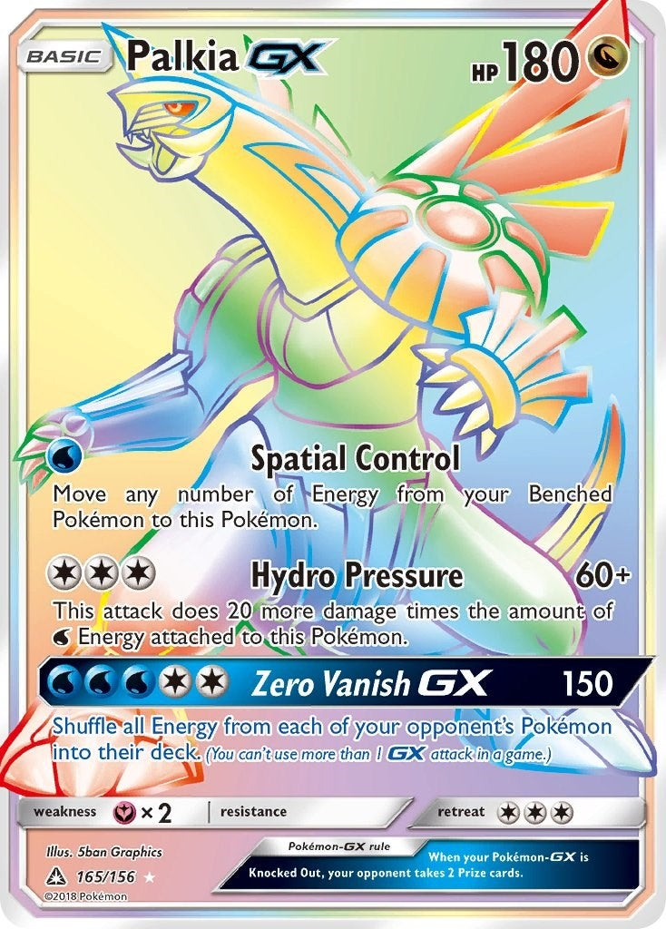 Image for Palkia GX (Secret Rare) (165/156) [SM - Ultra Prism] - Pokemon