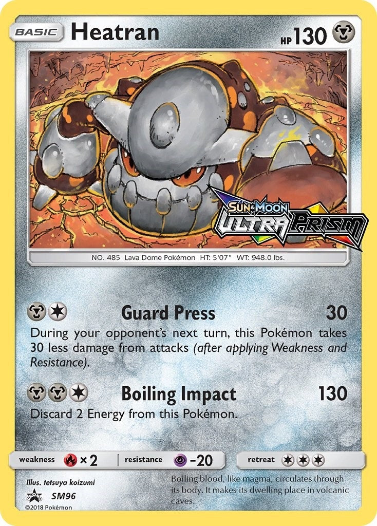 Image for Heatran - SM96 (Prerelease) (SM96) [SM Promos] - Pokemon