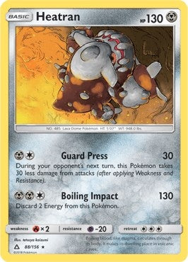 Image for Heatran - 88/156 (Prerelease Kit Exclusive) (088/156) [Deck Exclusives] - Pokemon