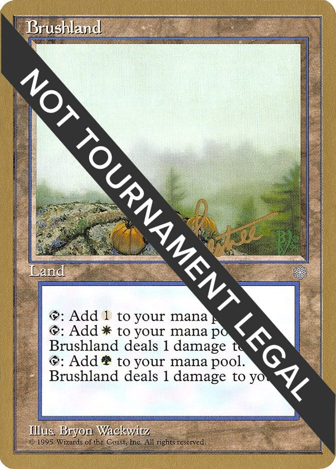 Image for Brushland - 1996 Bertrand Lestree (ICE) [World Championship Decks] - Magic: The Gathering