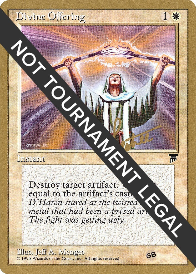 Image for Divine Offering - 1996 Bertrand Lestree (LEG) (SB) [World Championship Decks] - Magic: The Gathering