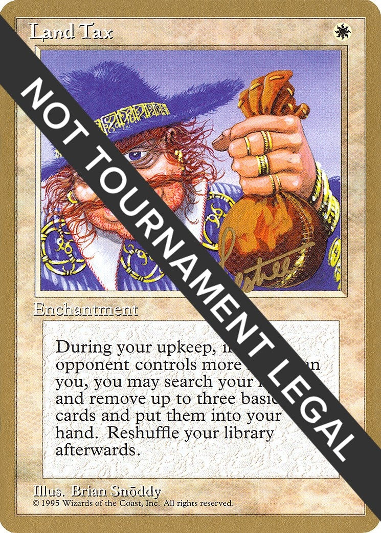 Image for Land Tax - 1996 Bertrand Lestree (4ED) [World Championship Decks] - Magic: The Gathering
