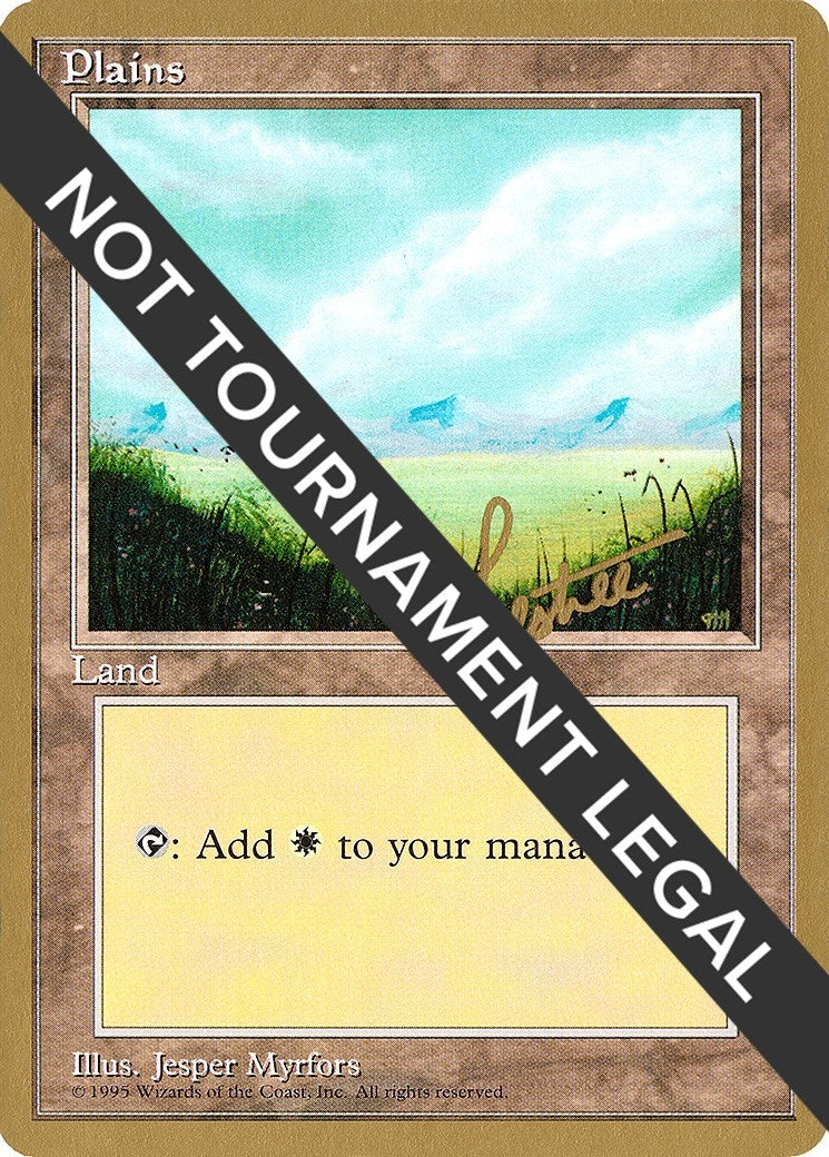 Image for Plains (A) - 1996 Bertrand Lestree (4ED) [World Championship Decks] - Magic: The Gathering