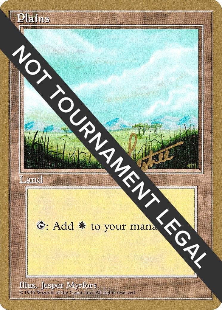 Image for Plains (B) - 1996 Bertrand Lestree (4ED) [World Championship Decks] - Magic: The Gathering