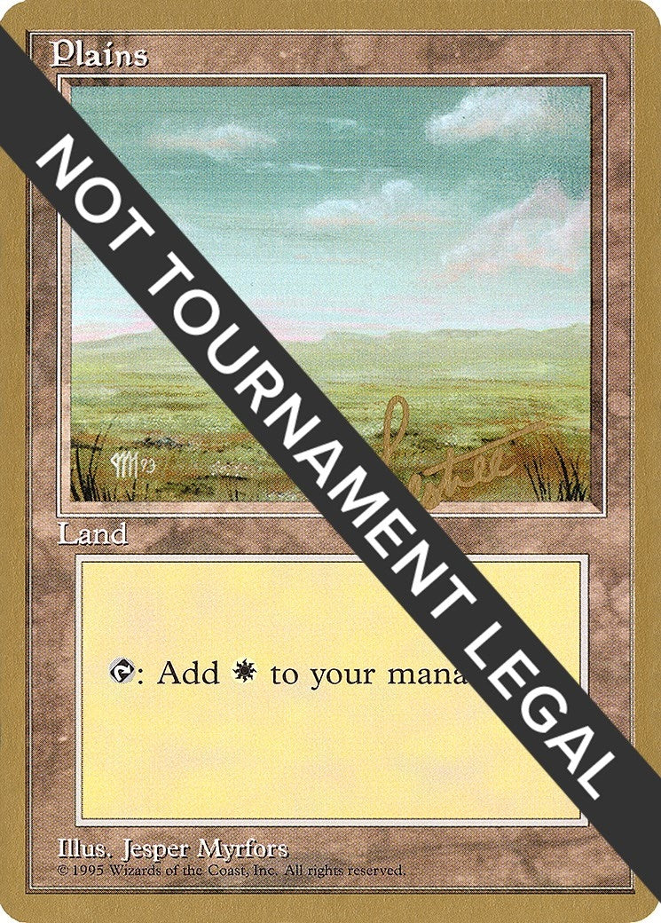 Image for Plains (C) - 1996 Bertrand Lestree (4ED) [World Championship Decks] - Magic: The Gathering