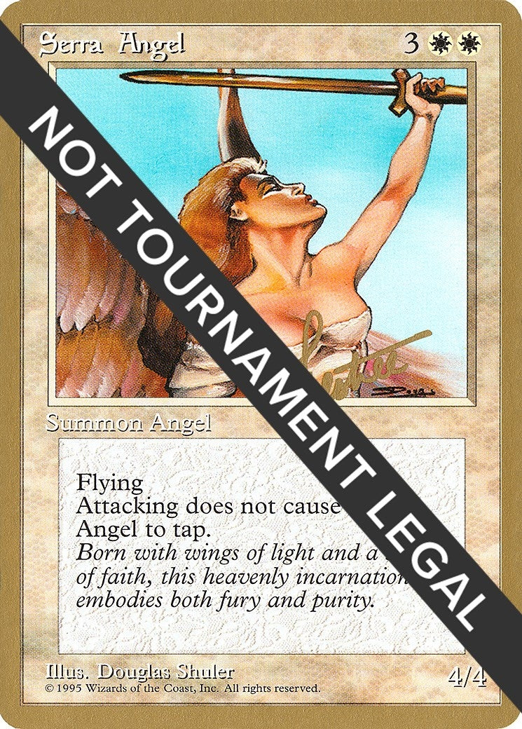 Image for Serra Angel - 1996 Bertrand Lestree (4ED) [World Championship Decks] - Magic: The Gathering