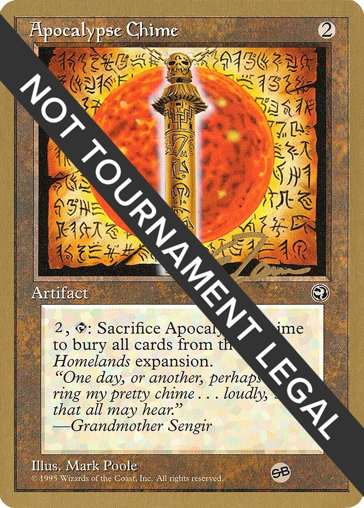 Image for Apocalypse Chime - 1996 Eric Tam (HML) (SB) [World Championship Decks] - Magic: The Gathering
