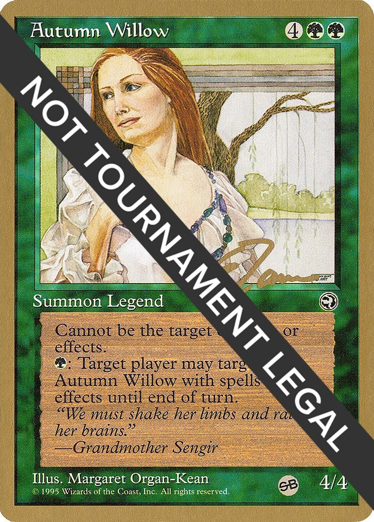Image for Autumn Willow - 1996 Eric Tam (HML) (SB) [World Championship Decks] - Magic: The Gathering