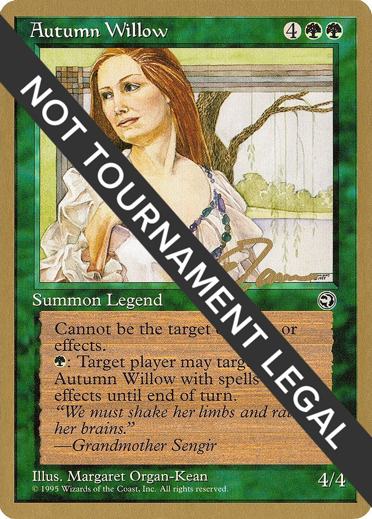 Image for Autumn Willow - 1996 Eric Tam (HML) [World Championship Decks] - Magic: The Gathering