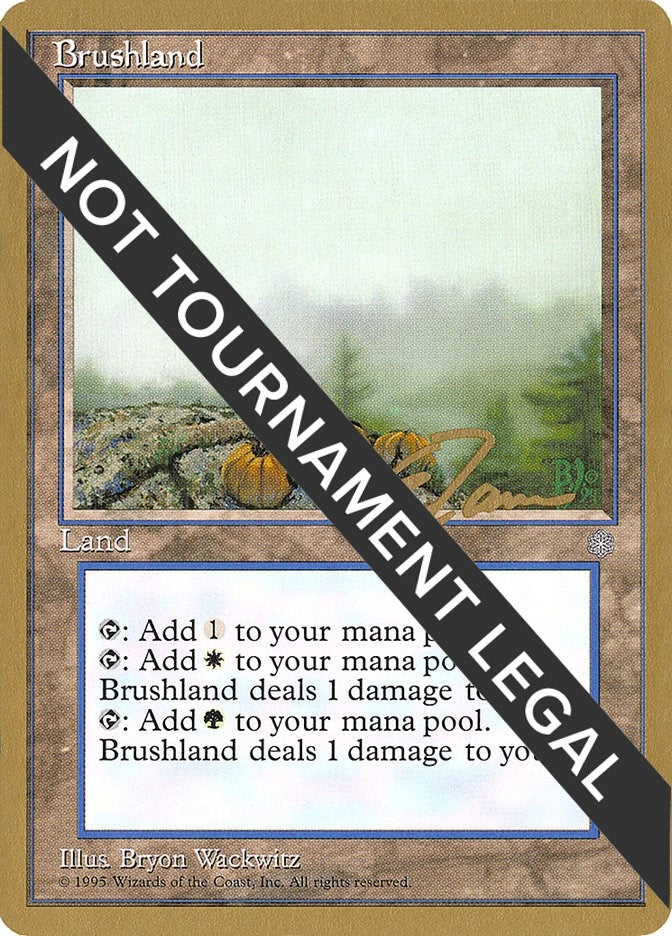 Image for Brushland - 1996 Eric Tam (ICE) [World Championship Decks] - Magic: The Gathering