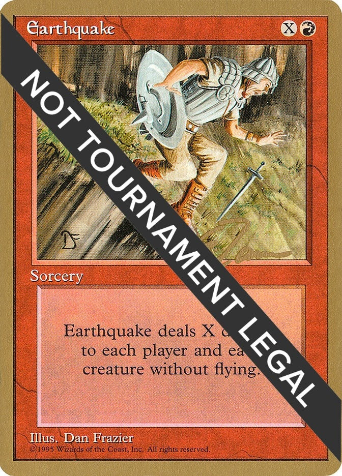 Image for Earthquake - 1996 Eric Tam (4ED) [World Championship Decks] - Magic: The Gathering