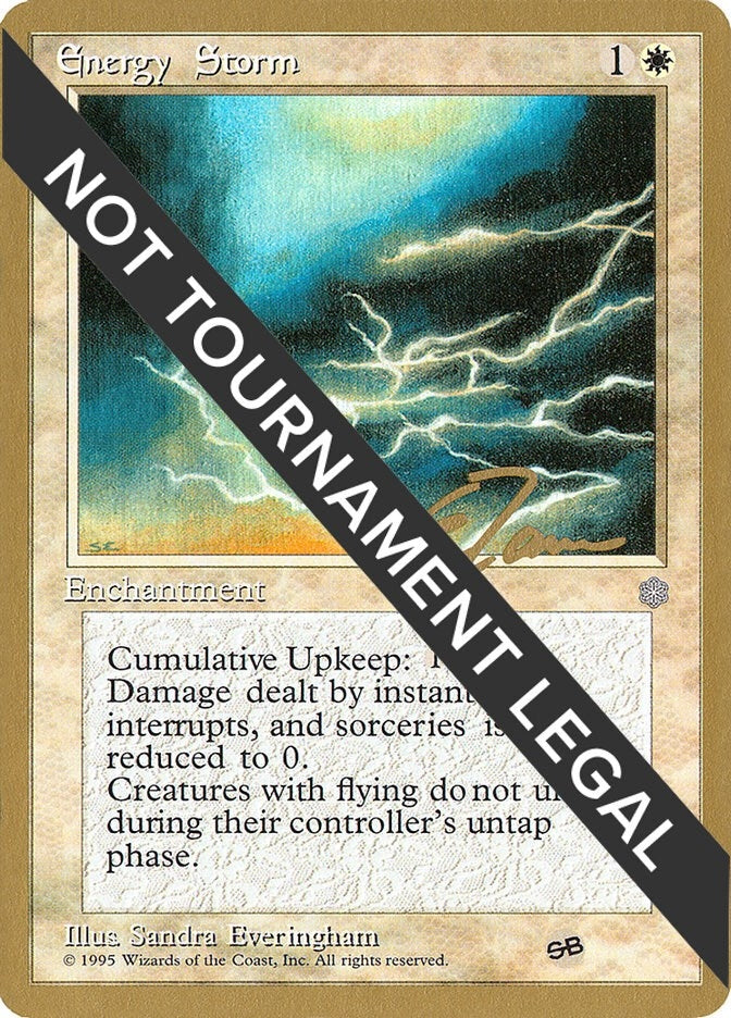 Image for Energy Storm - 1996 Eric Tam (ICE) (SB) [World Championship Decks] - Magic: The Gathering