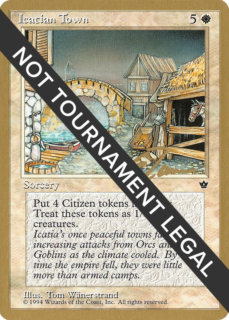 Image for Icatian Town - 1996 Eric Tam (FEM) [World Championship Decks] - Magic: The Gathering