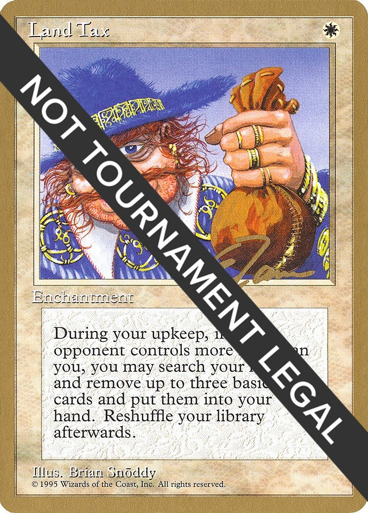 Image for Land Tax - 1996 Eric Tam (4ED) [World Championship Decks] - Magic: The Gathering