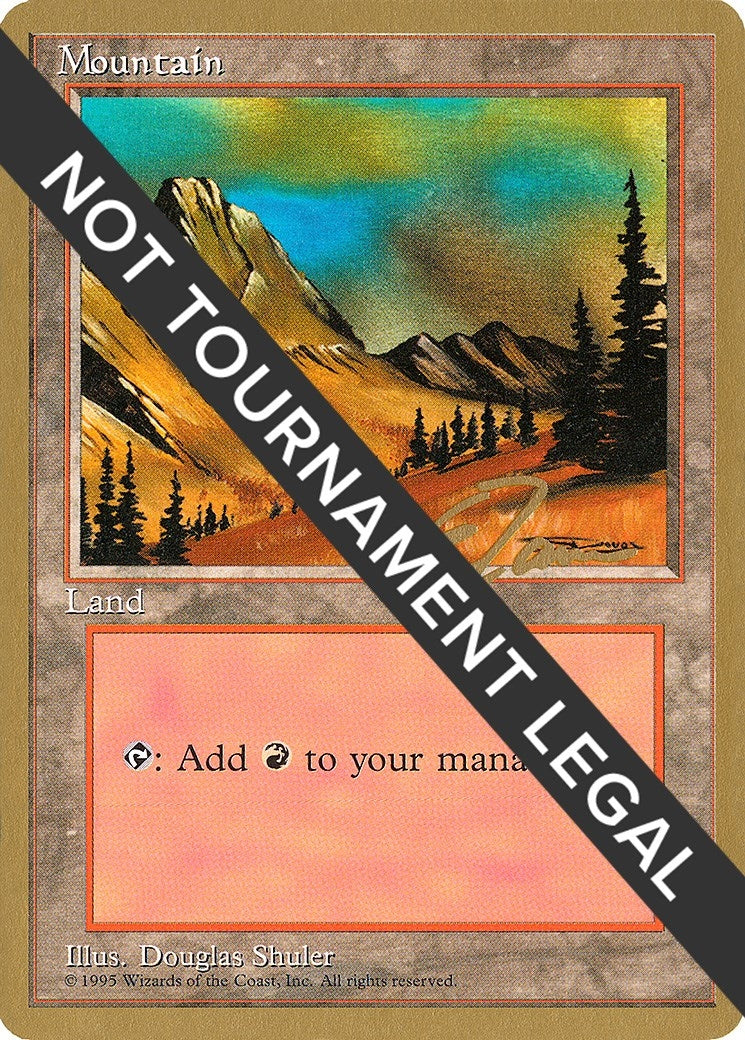 Image for Mountain (C) - 1996 Eric Tam (4ED) [World Championship Decks] - Magic: The Gathering