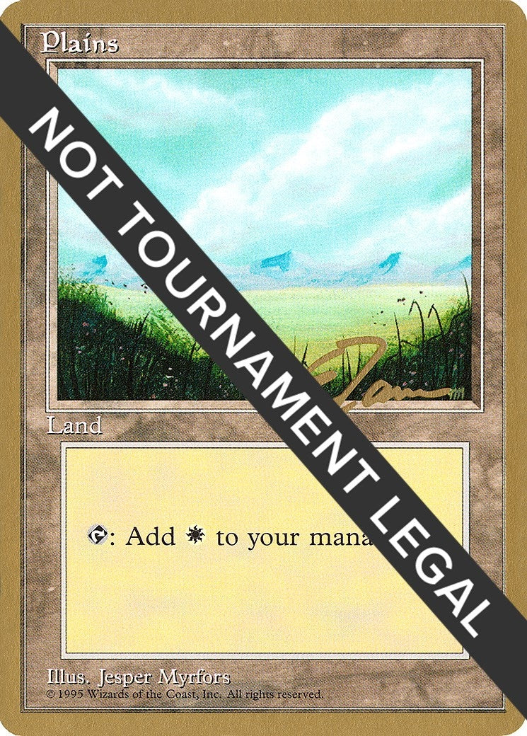 Image for Plains (A) - 1996 Eric Tam (4ED) [World Championship Decks] - Magic: The Gathering