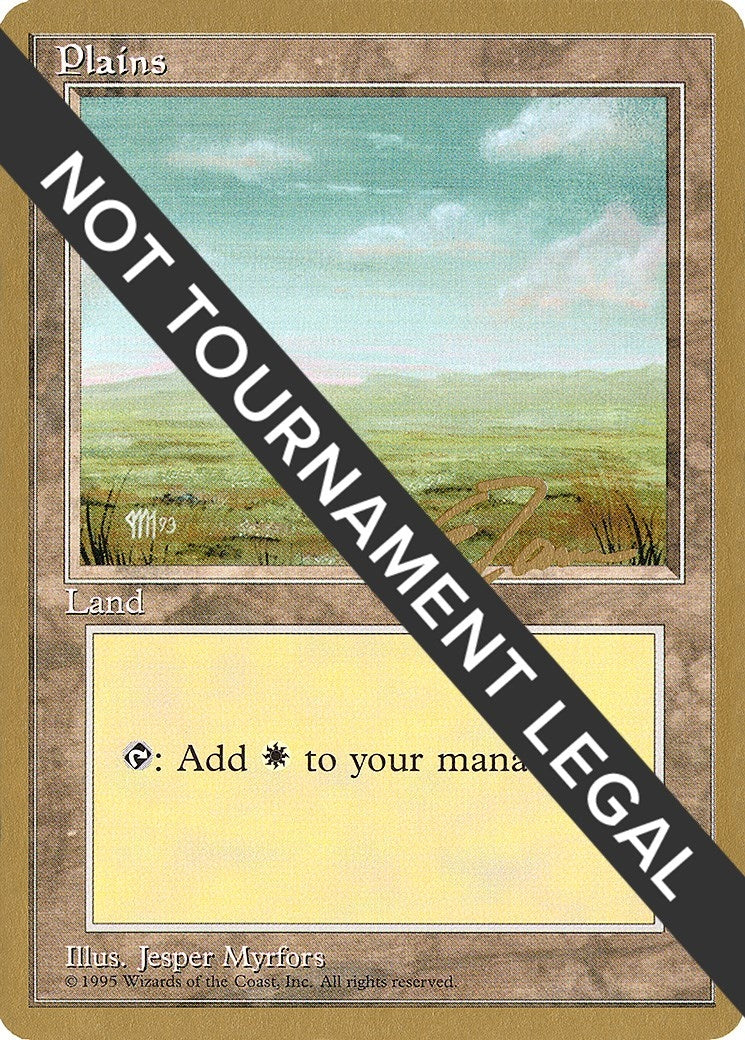 Image for Plains (C) - 1996 Eric Tam (4ED) [World Championship Decks] - Magic: The Gathering
