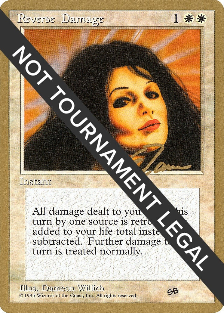 Image for Reverse Damage - 1996 Eric Tam (4ED) (SB) [World Championship Decks] - Magic: The Gathering