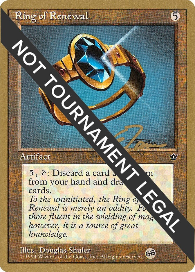 Image for Ring of Renewal - 1996 Eric Tam (FEM) (SB) [World Championship Decks] - Magic: The Gathering