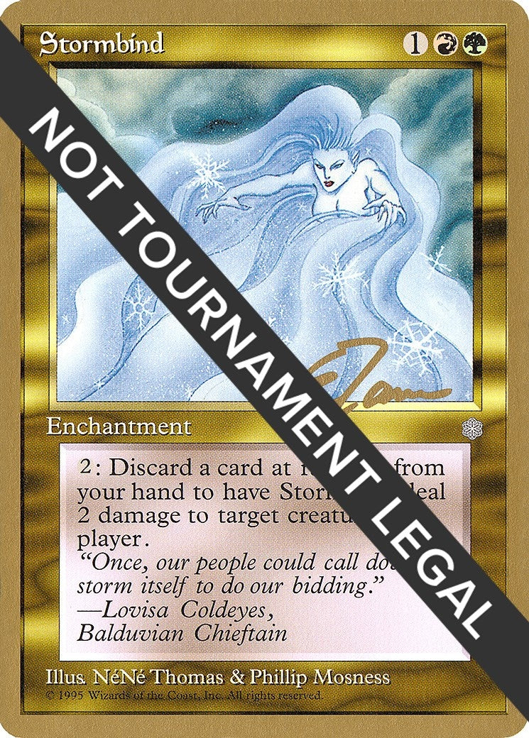 Image for Stormbind - 1996 Eric Tam (ICE) [World Championship Decks] - Magic: The Gathering