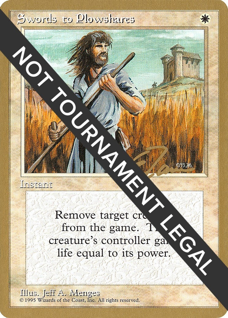 Image for Swords to Plowshares - 1996 Eric Tam (4ED) [World Championship Decks] - Magic: The Gathering