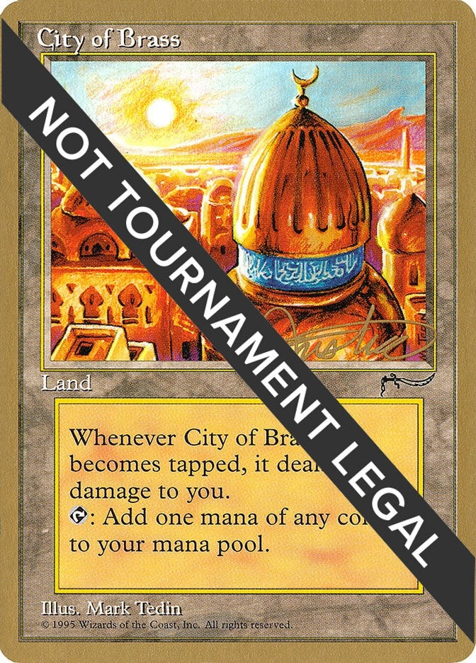 Image for City of Brass - 1996 George Baxter (ARN) [World Championship Decks] - Magic: The Gathering