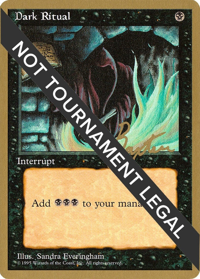 Image for Dark Ritual - 1996 George Baxter (4ED) [World Championship Decks] - Magic: The Gathering