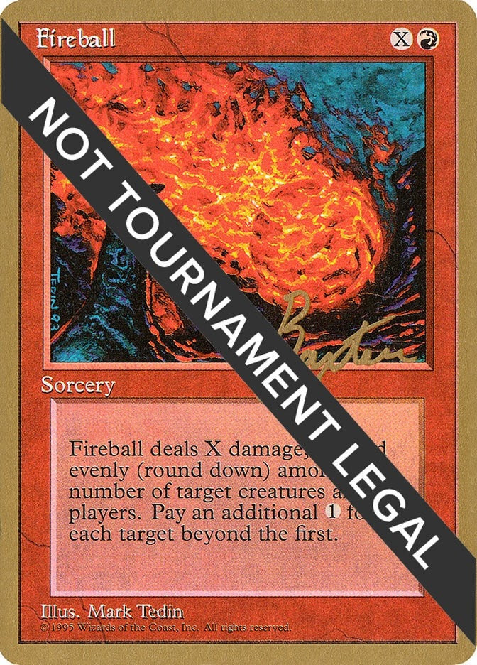 Image for Fireball - 1996 George Baxter (4ED) [World Championship Decks] - Magic: The Gathering