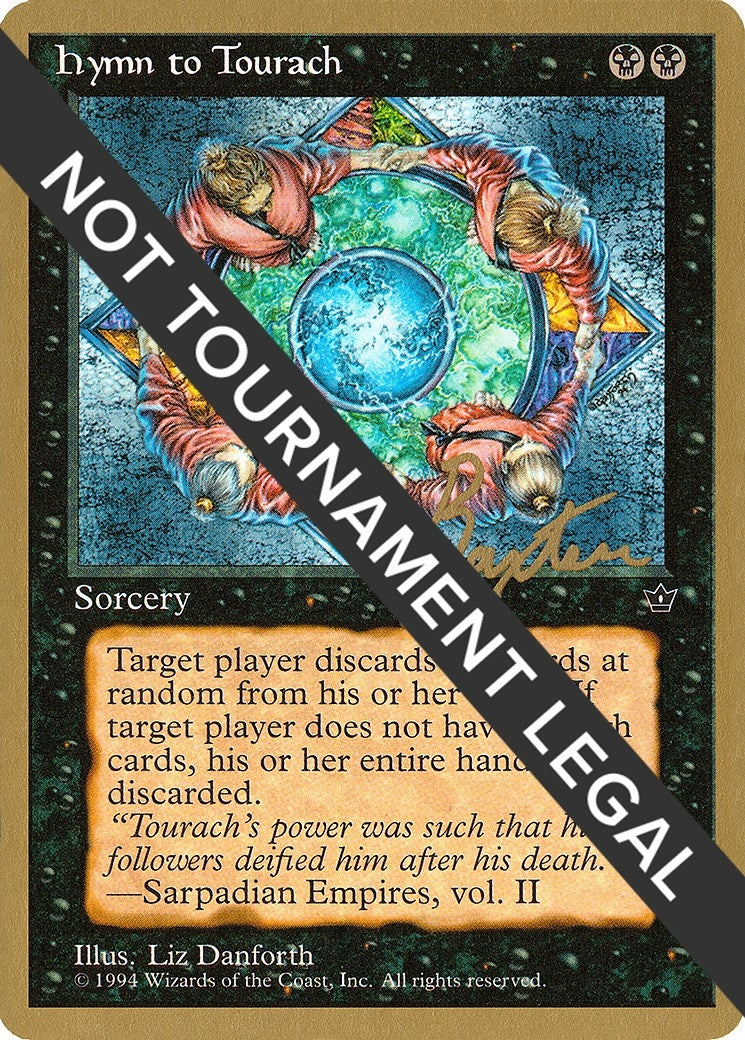 Image for Hymn to Tourach (Circle) - 1996 George Baxter (FEM) [World Championship Decks] - Magic: The Gathering