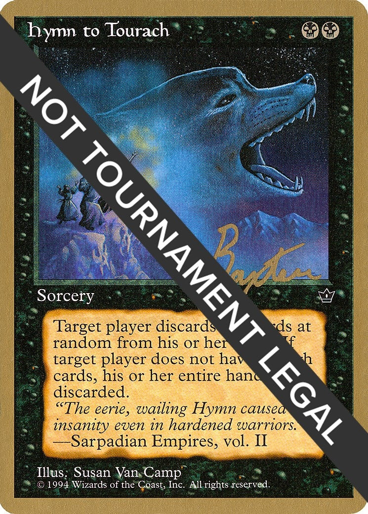 Image for Hymn to Tourach (Wolf) - 1996 George Baxter (FEM) [World Championship Decks] - Magic: The Gathering