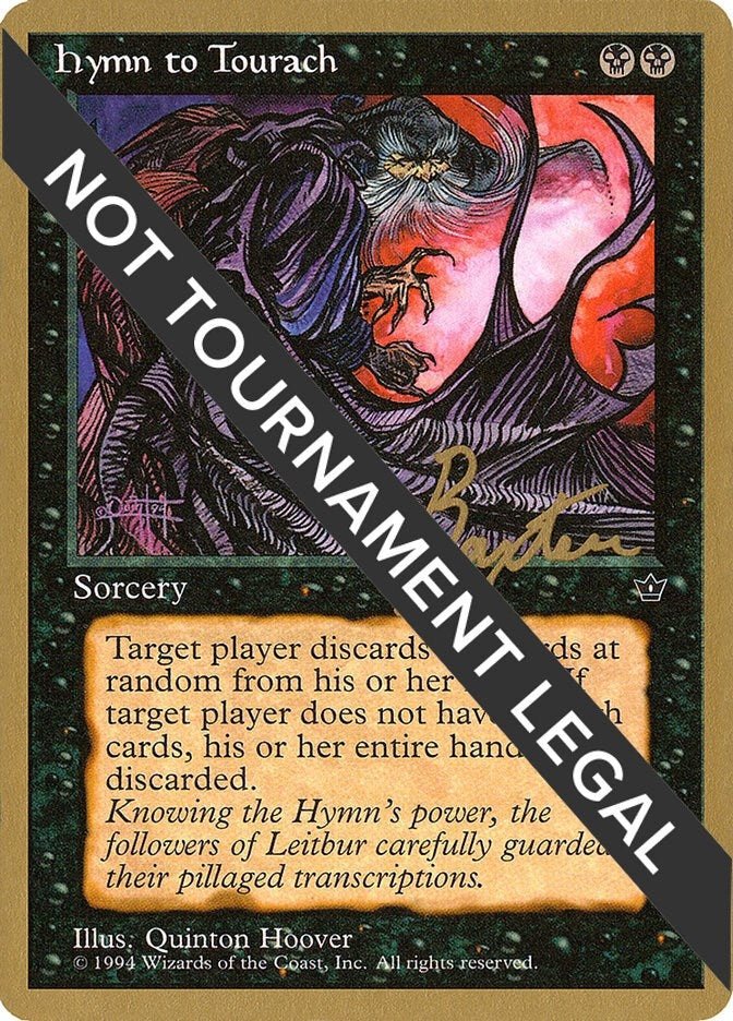 Image for Hymn to Tourach (Cloak) - 1996 George Baxter (FEM) [World Championship Decks] - Magic: The Gathering