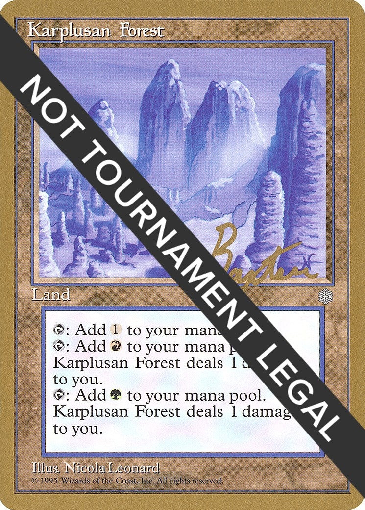 Image for Karplusan Forest - 1996 George Baxter (ICE) [World Championship Decks] - Magic: The Gathering