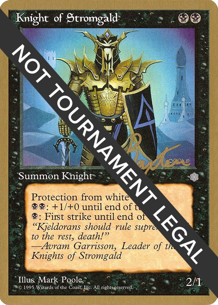 Image for Knight of Stromgald - 1996 George Baxter (ICE) [World Championship Decks] - Magic: The Gathering