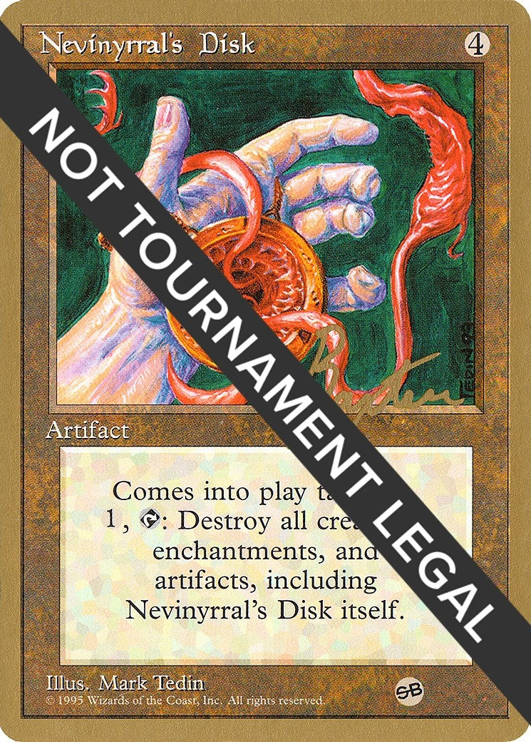 Image for Nevinyrral's Disk - 1996 George Baxter (4ED) (SB) [World Championship Decks] - Magic: The Gathering